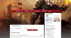 Desktop Screenshot of gw2goldsell.net